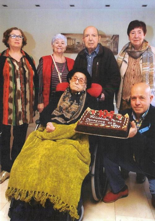 La residente más longeva del Centro Rosalba de Mérida cumple 107 años