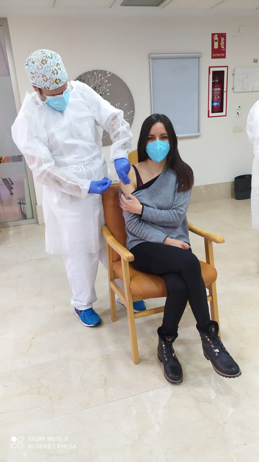 Los residentes y trabajadores de Rosalba en Sevilla la Nueva han recibido la segunda dosis de la vacuna contra la Covid-19. 