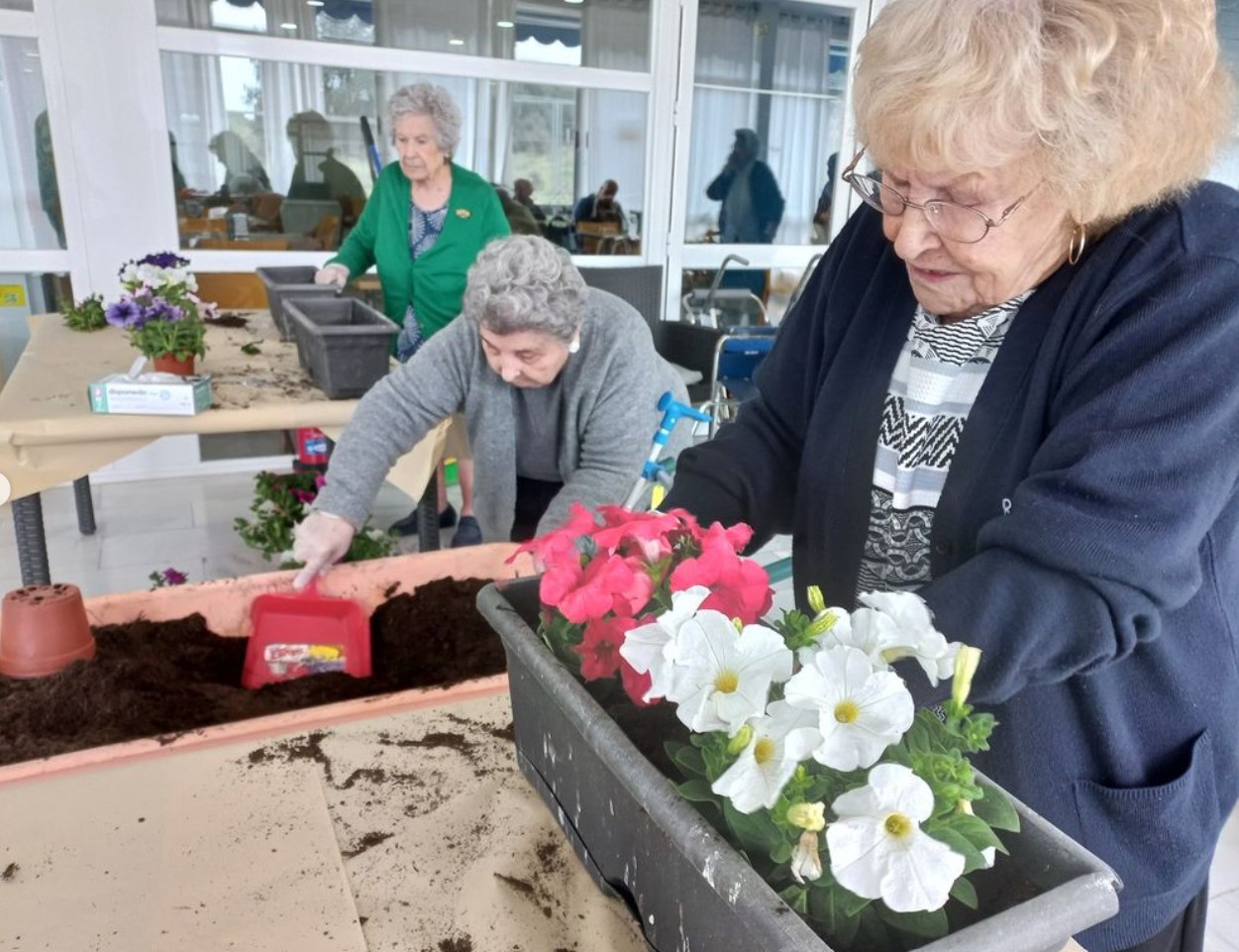 La primavera ha llegado a Urbanización de Mayores