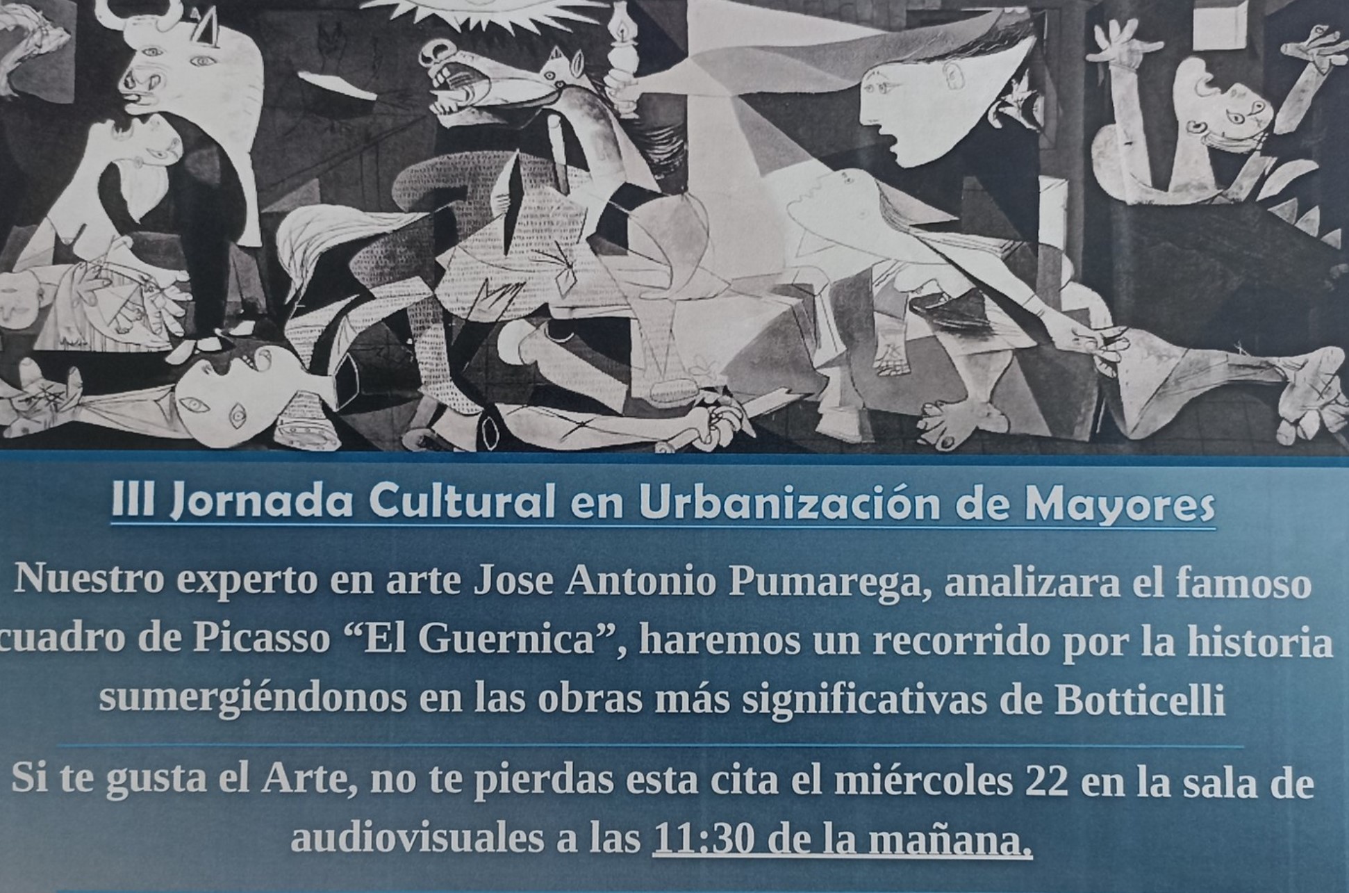 Celebración de la Tercera Jornada Cultural en la residencia Urbanización de Mayores