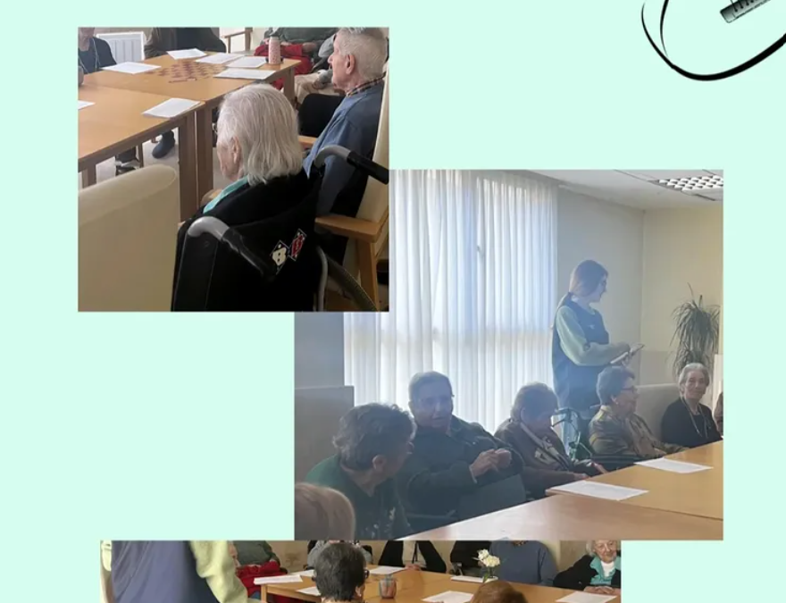 La fundación “Atrio Cáceres” imparte talleres de musicoterapia a los residentes del centro Rosalba Mérida